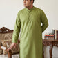 Solid Cotton Kurta Set for Men