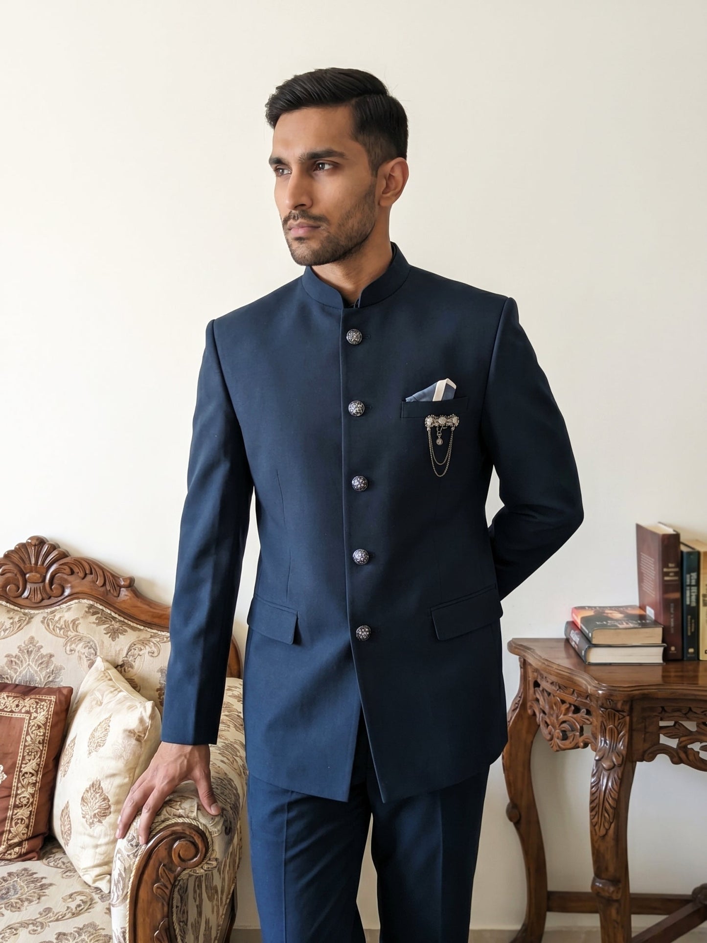 Premium Solid Japanese Fabric Indo-Western Set