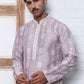 Festival Silk Blend Embroidered Kurtas ( ANMKO 276Purple )  [RT] [N-6]