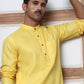 Solid Kurta for Men ( ANMKO 273Lemon )  [RT] [H-3]