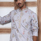 Silk Blend Floral Embroidered Kurtas ( HOPKO 010Purple )  [RT] [P-6]