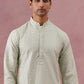Silk Blend Embroidered Kurtas ( ANMKO 301Pista )  [RT] [L-6]