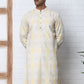 Thread Work & Printed Silk Blend Kurtas ( ANMKO 279Yellow )  [RT] [L-3]