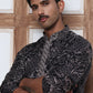 Embroidered Silk-Blend Kurtas ( ANMKO 289Black )  [RT] [H-5]