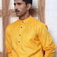 Solid Kurta for Men ( ANMKO 273Mustard )  [RT] [H-3]