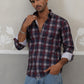 Checked Cotton Casual Shirt for Men ( RDSH 033Navy )