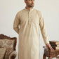 Solid Cotton Kurta for Men ( KO 5144Beige )