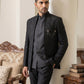 Men's Cotton Blend Embroidered Indo-Western Set