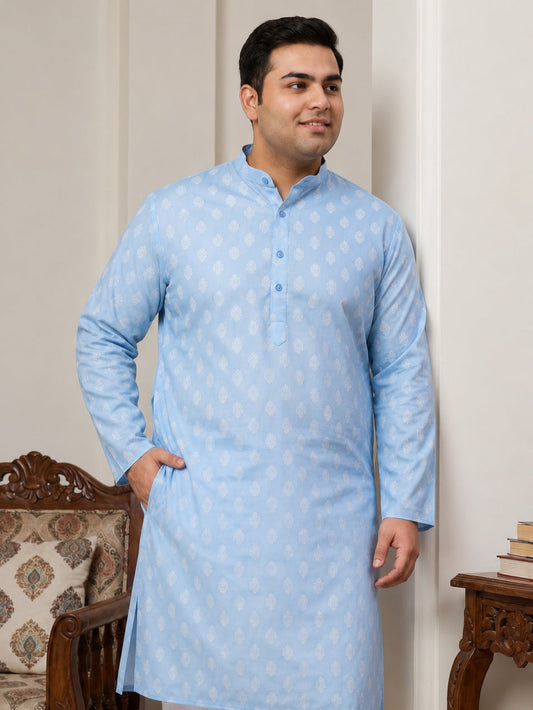 Floral Printed Kurta for Men