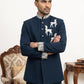 Deer Embroidered Japanese Fabric Indo-Western Set