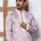 Men Silk Blend Ethnic Embroidered Kurtas ( HOPKO 012Purple )  [RT] [P-3]