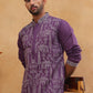 Festive Silk Blend Embroidered Kurta ( HOPKO 017Purple )  [RT] [P-7]