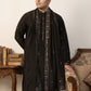 Embroidered & Sequin Kurta Pyjama With Dupatta