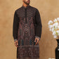 Silk Blend Designer Embroidered Kurtas ( HOPKO 007Black )  [RT] [O-2]