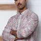 Men's Festive Sequins & Thread Work Kurtas ( ANMKO 288Grey )  [RT] [C-3]