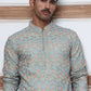 Viscose Rayon Self-Design Embroidered Kurtas ( ANMKO 278Green )  [RT] [M-6]