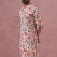 Cotton Blend Printed Kurtas ( ANMKO 275Peach )  [RT] [L-3]