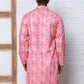 Men's Festive Sequins & Thread Work Kurtas ( ANMKO 288Pink )  [RT] [C-3]