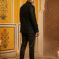 Men’s Embroidered Indo-Western Set ( 50JIND 132Black S )