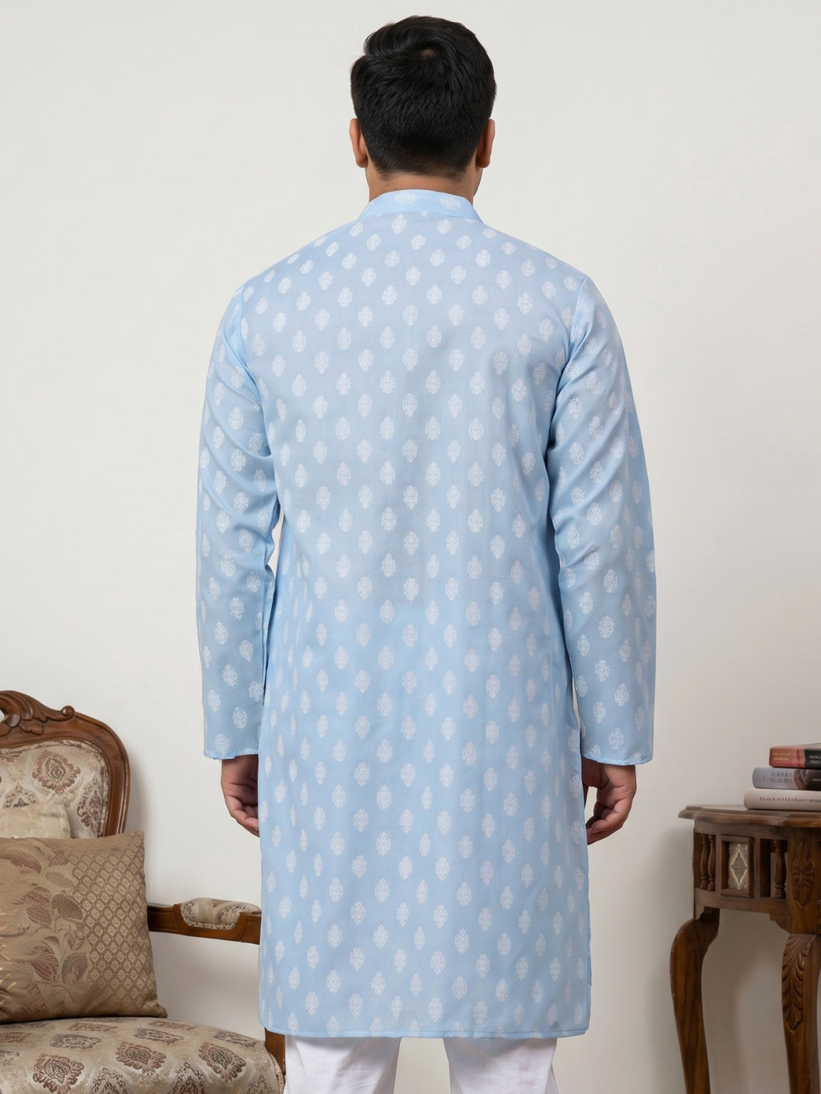 Floral Printed Kurta for Men