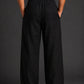 Men’s Relaxed Fit Linen Trousers ( J-GP 310 GP 310Black )