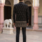 Men's Velvet Embroidered Indo-Western Set