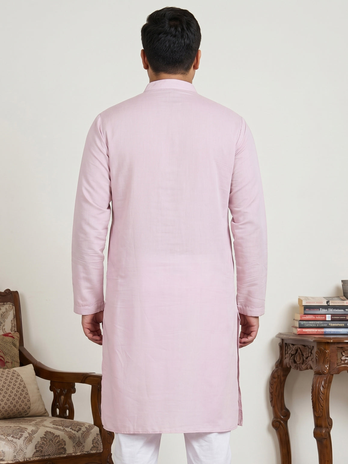 Floral Embroidered and Sequins Kurta