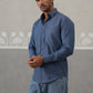 Cotton Blend Solid Casual Shirt for Men ( RDSH 032Blue )