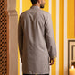 Cotton Blend Embroidered Kurta for Men ( 65KO 5634 Brown )
