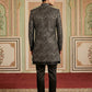 Men Black Embroidered Indo-Western Set ( 50JIND 124Black S )