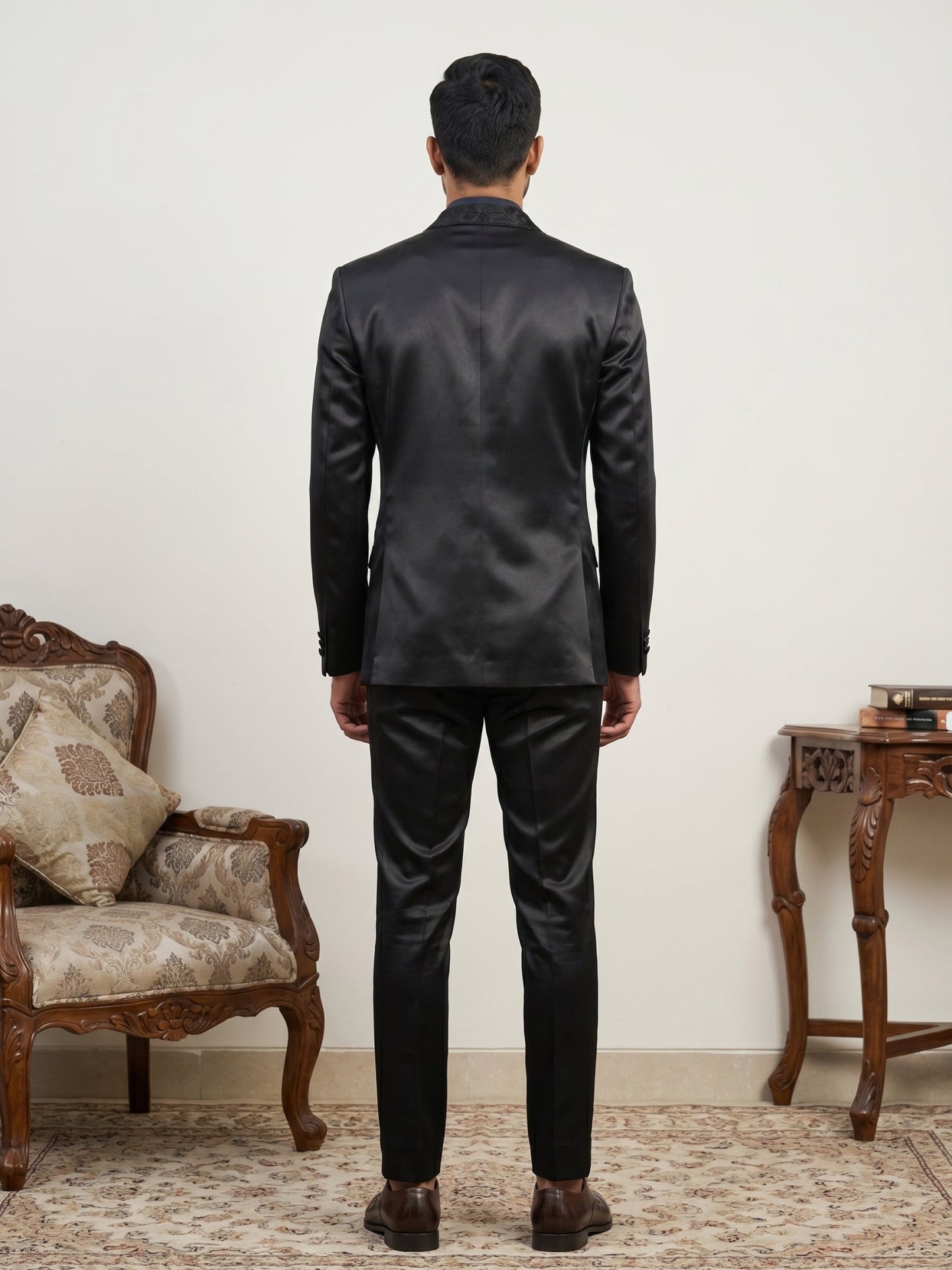 Japanese Fabric Embroidered Indo-Western Set
