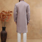Men’s Silk Blend Embroidered Kurtas  ( HOPKO 003Purple )  [RT] [O-2]