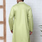 Embroidered Silk-Blend Kurtas ( ANMKO 292Green )