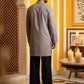 Cotton Blend Embroidered Kurta with Korean Pants ( 65KP PJ11B B 5634 Brown )
