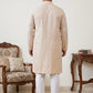Sequin Embroidered Pure Cotton Kurta with Pyjamas