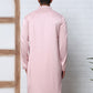 Men Silk Blend Festive Embroidered Kurtas ( ANMKO 286Peach )  [RT] [M-6]