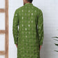 Viscose Rayon Mirror-Work Kurtas ( ANMKO 290Olive )  [RT] [O-7]