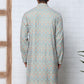 Viscose Rayon Self-Design Embroidered Kurtas ( ANMKO 278Green )  [RT] [M-6]