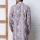 Thread Work & Printed Cotton Blend Kurtas ( ANMKO 297Grey )  [RT] [D-3]