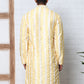 Men Silk Blend Festive Embroidered Kurtas ( ANMKO 299Yellow )  [RT] [C-2]