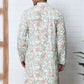Floral Print Kurtas with Thread Work Embroidery ( ANMKO 284Pista ) [RT] [H-4]
