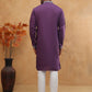 Festive Silk Blend Embroidered Kurta ( HOPKO 017Purple )  [RT] [P-7]