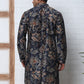 Cotton Blend Floral Printed Kurtas ( ANMKO 294Navy )  [RT] [M-5]