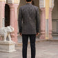 Men's Velvet Embroidered Indo-Western Set