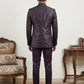 Men's Woven Design Indo-Western Set
