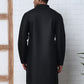 Solid Kurta for Men ( ANMKO 273Black )  [RT] [H-3]