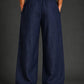 Men’s Relaxed Fit Linen Trousers ( J-GP 310 GP 310Navy )