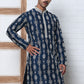 Festival Silk Blend Embroidered Kurtas ( ANMKO 276Navy )  [RT] [N-6]