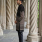 Men’s Black Embroidered Indo-Western Set ( 50JIND 130Black S )