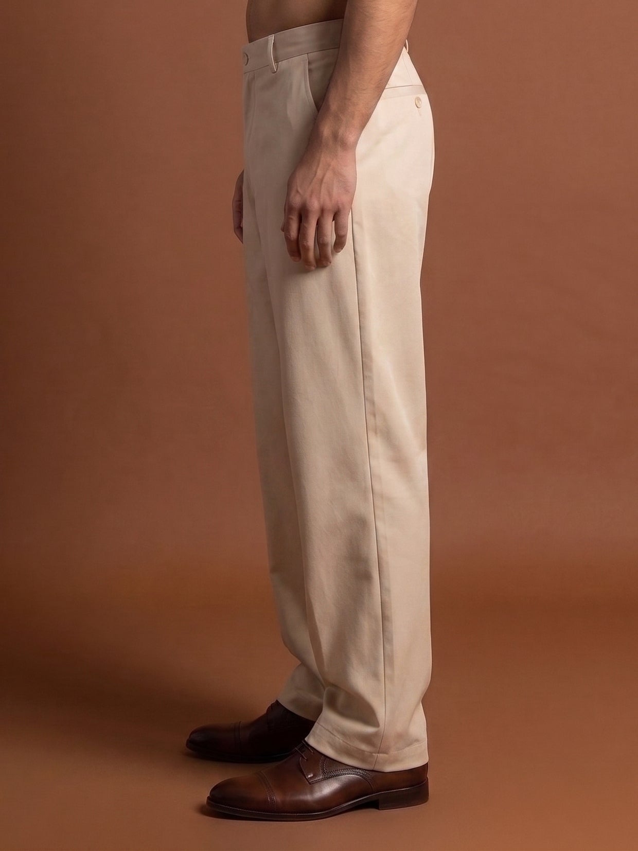 Men Straight Fit Korean Pants